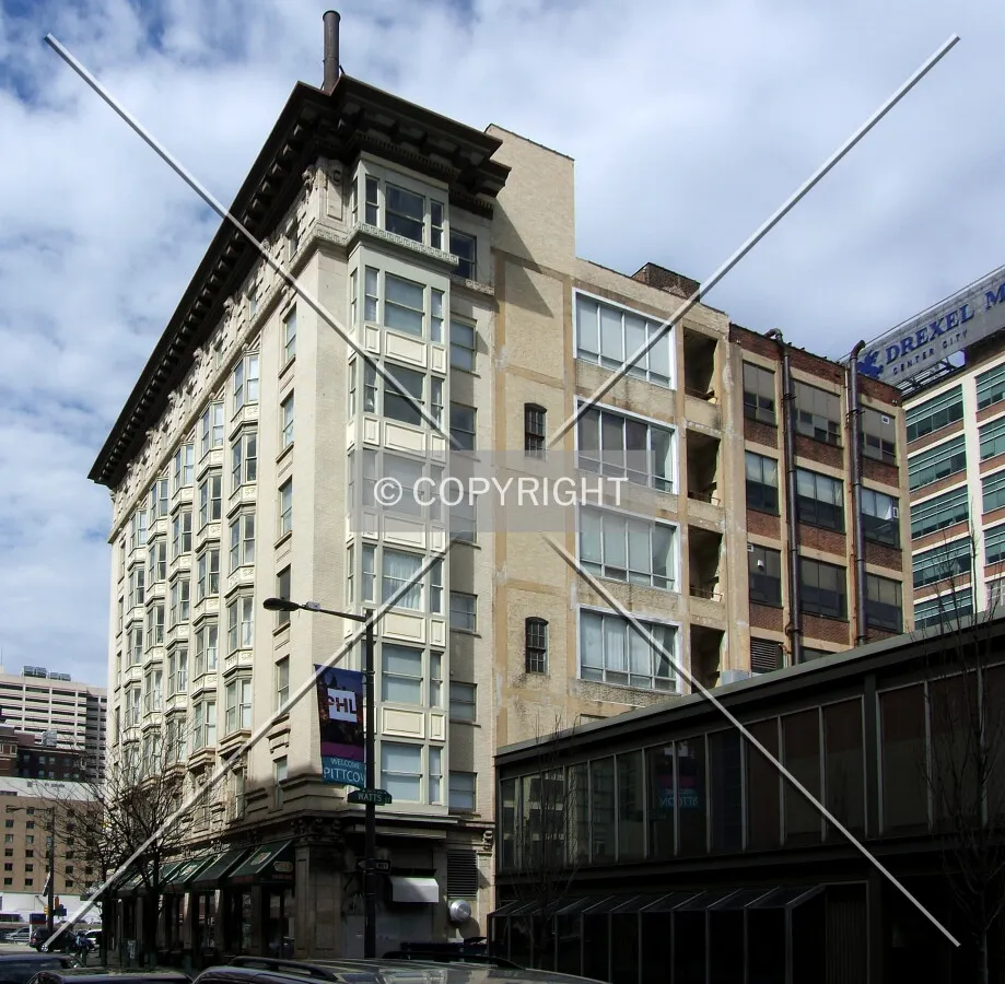 View from the southeast on Race Street