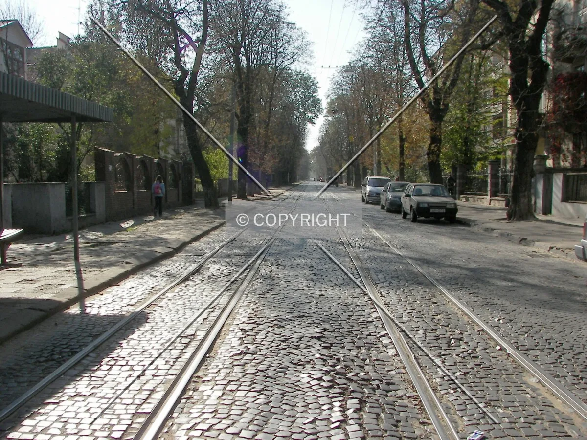Looking along Konovaltsia Street