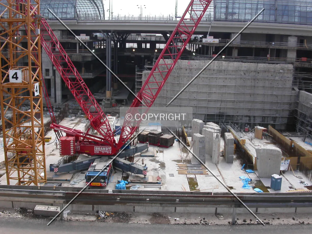 The workplace as seen from the north