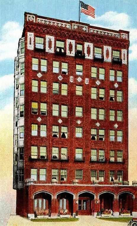 Vintage view from the northwest