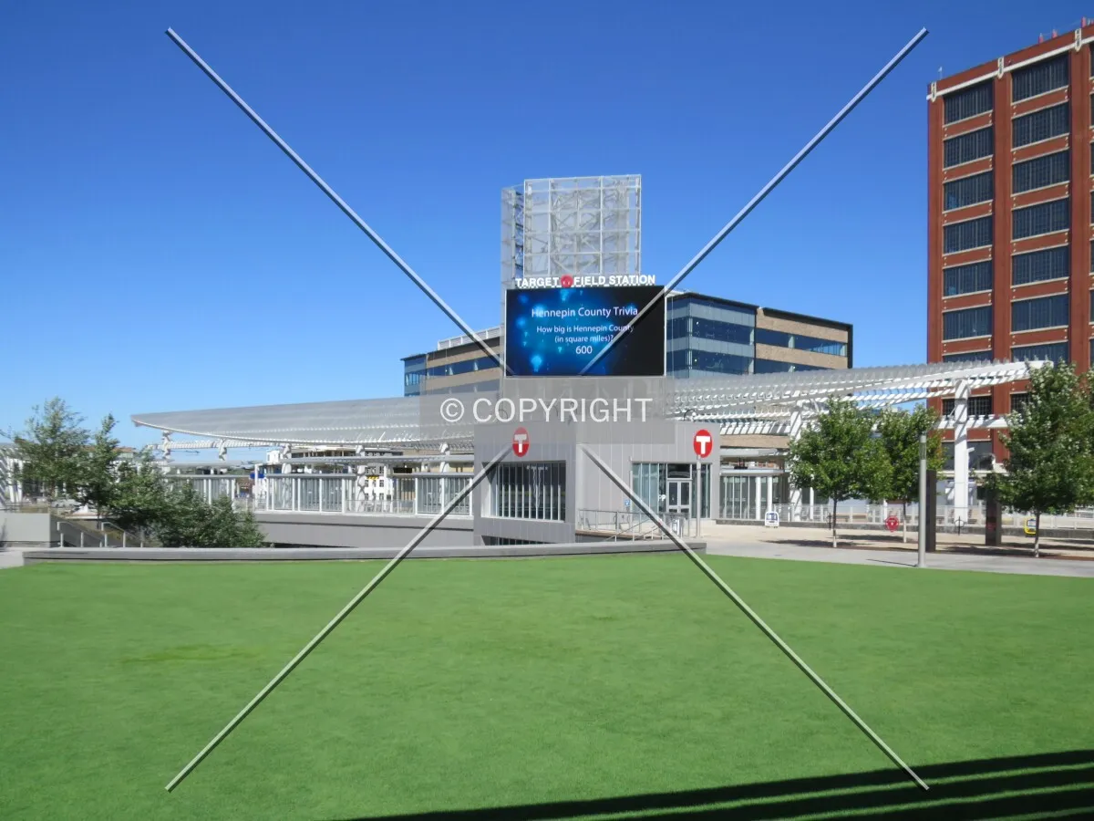 View to the northwest from Target Field
