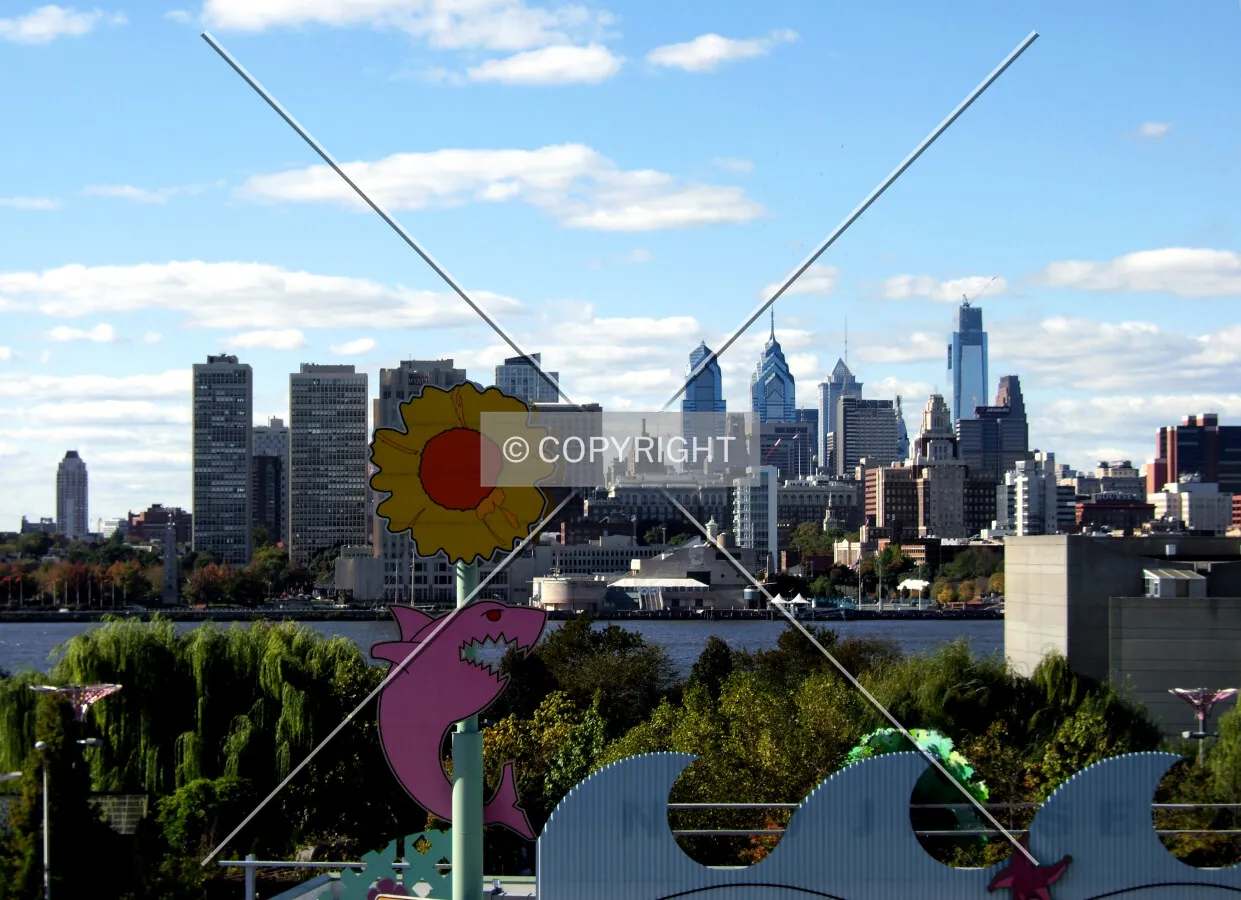 Center City seen from Camden