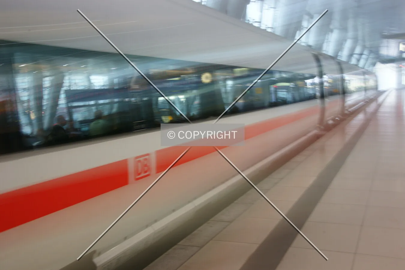 A German ICE 3 highspeed train
