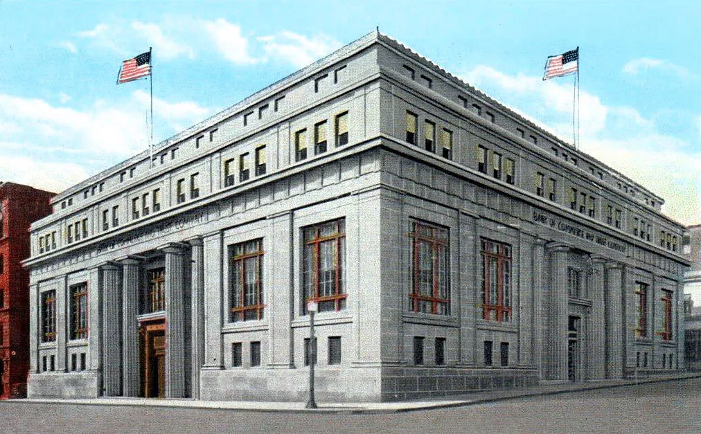 Vintage view from the northeast