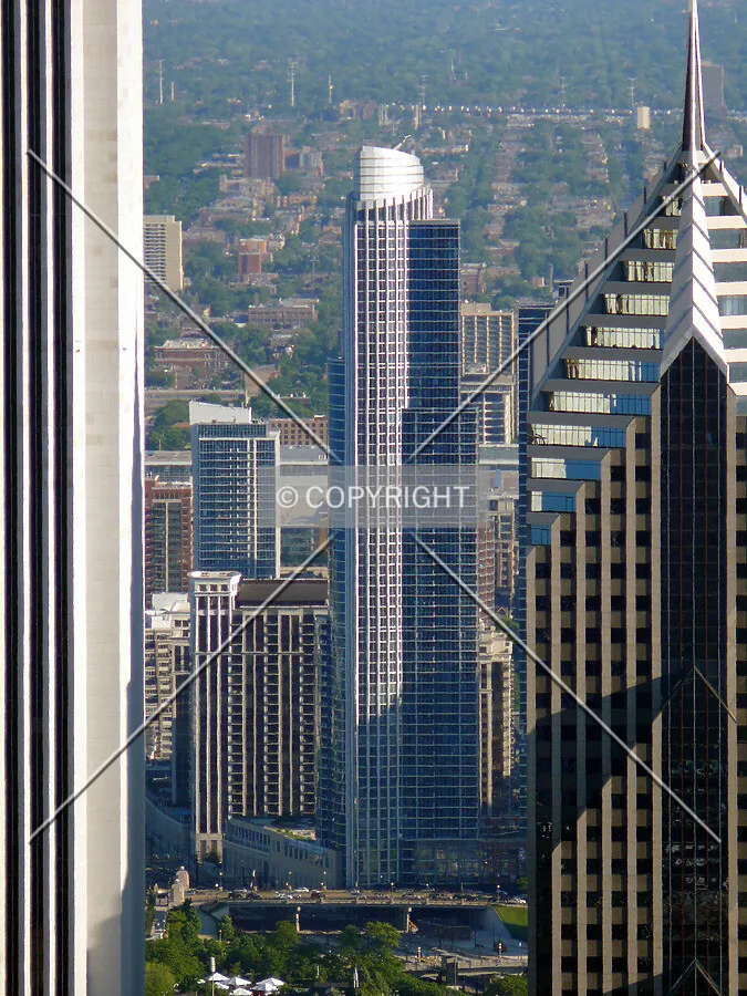 View to the south from the John Hancock Observatory