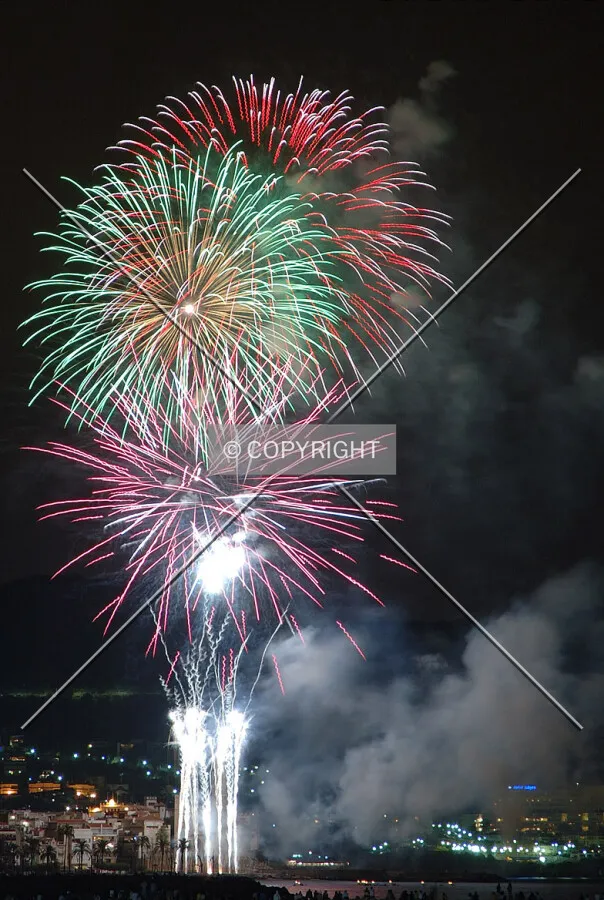 Fireworks in Sitges