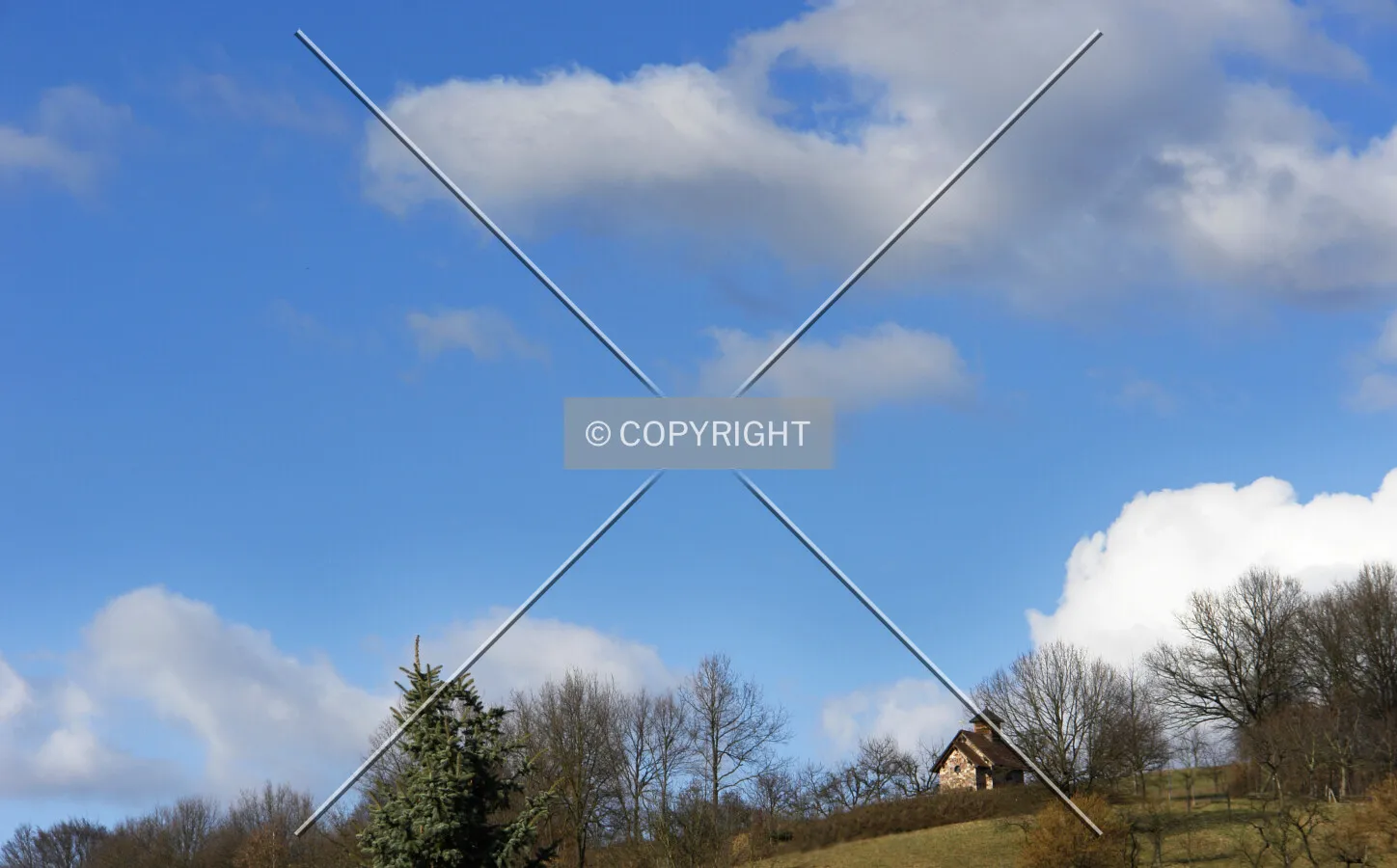 little chapel on hill