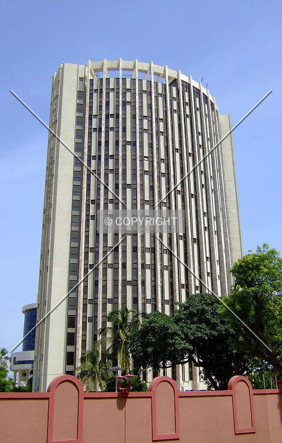 View from the parking lot of the nearby Novotel hotel