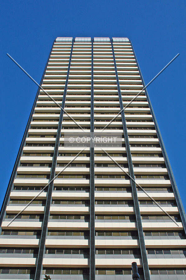 Looking up from Market Street