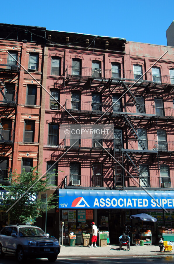 View along West 100th Street