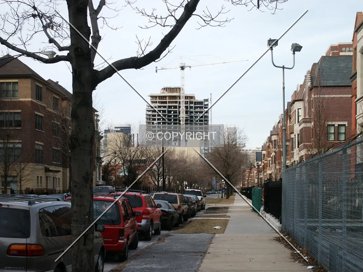 Looking north on Prairie Avenue