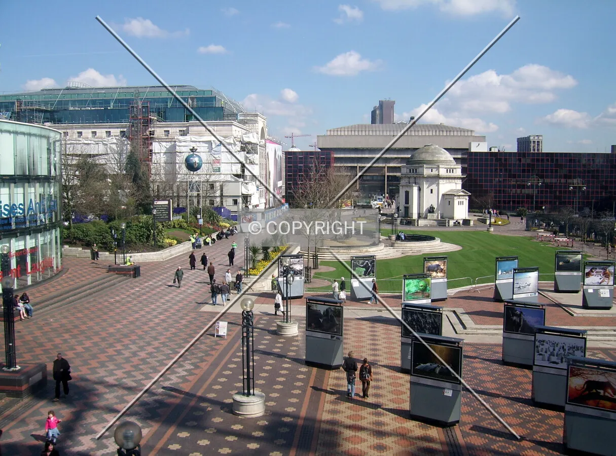 Looking across from the Birmingham Wheel