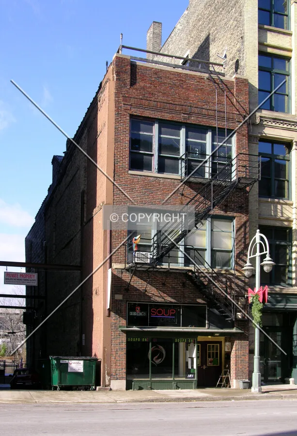 From across North Water Street to the southeast