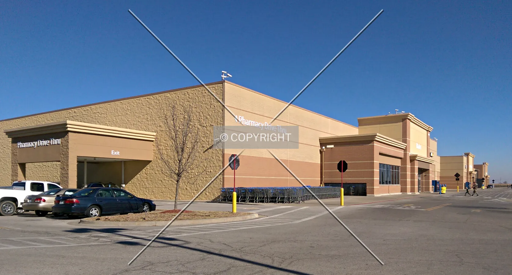 Southwest view; January 24, 2015