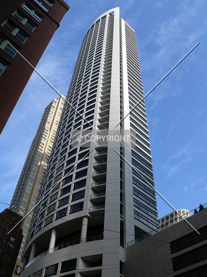 View from Wabash Acenue at Pearson Street