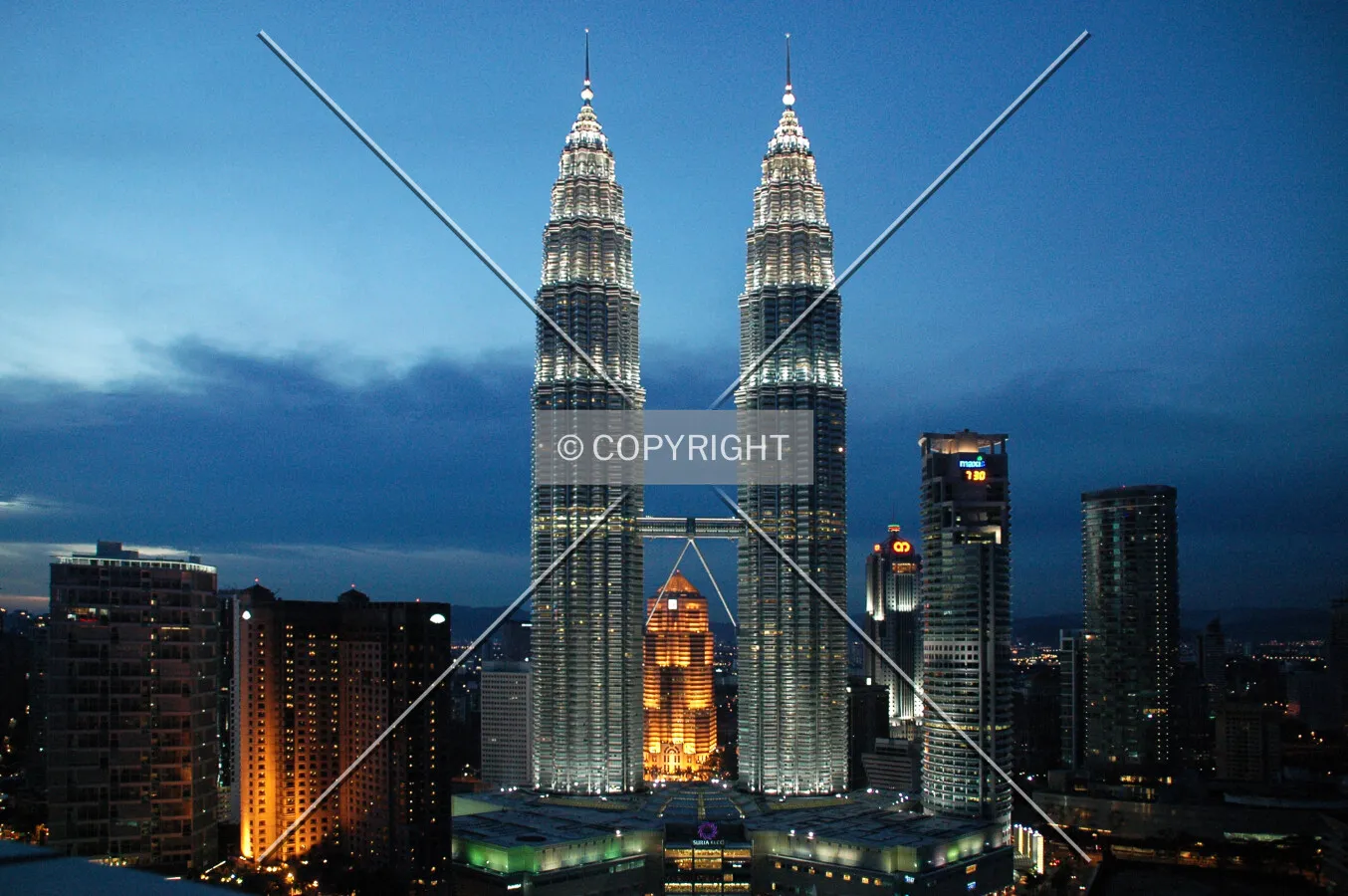 Elevated view from Traders Hotel