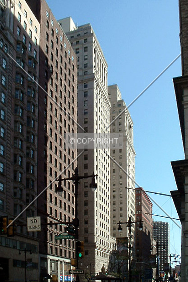 View from the north along Broad Street