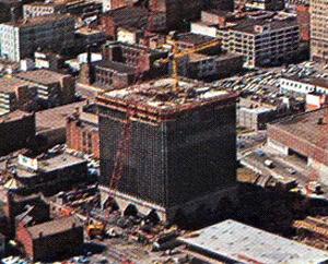 View from the southeast