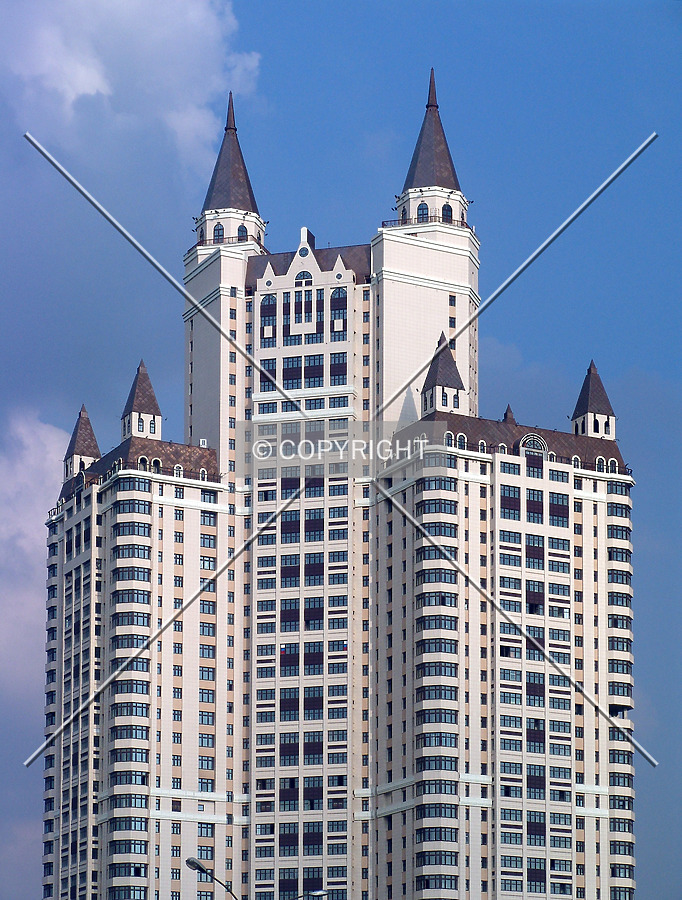 The upper floors