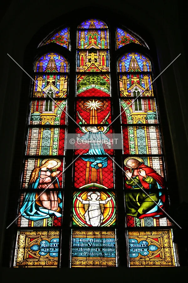 Stained glass window