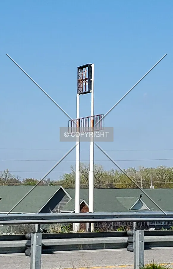 Southwest view; April 23, 2020