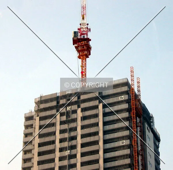 Top, during construction
