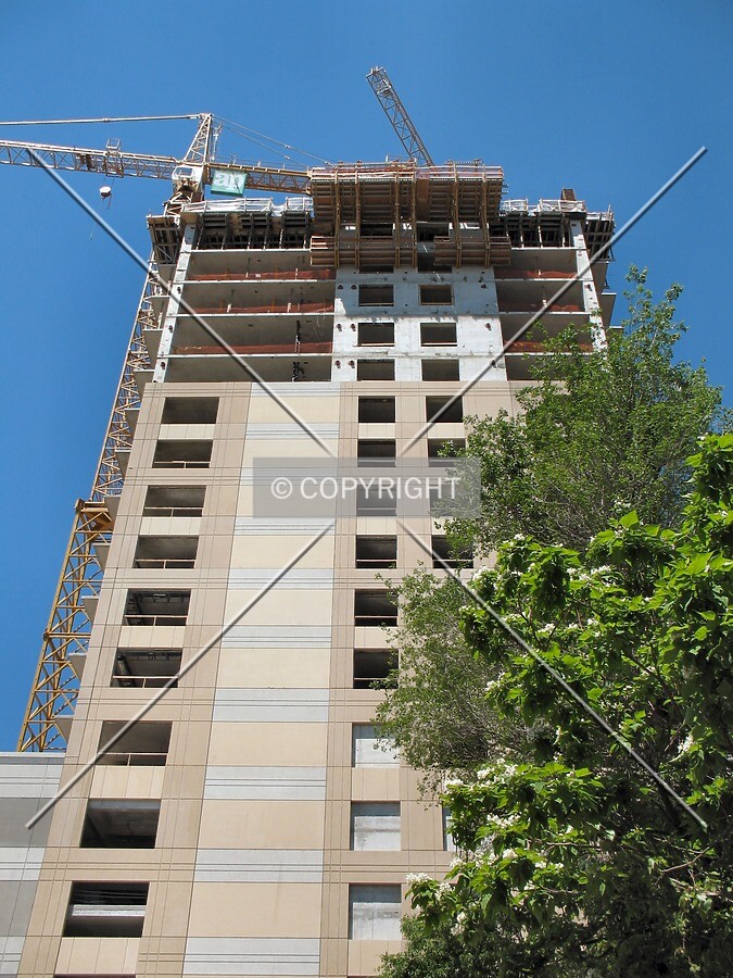 Looking up the east side