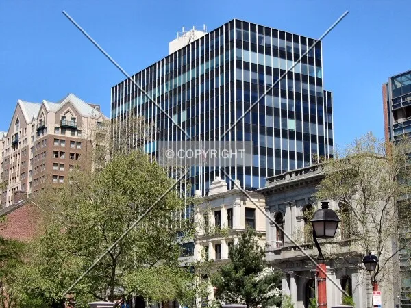 View to the northwest from 3rd Street, Omni Independence Place in left background