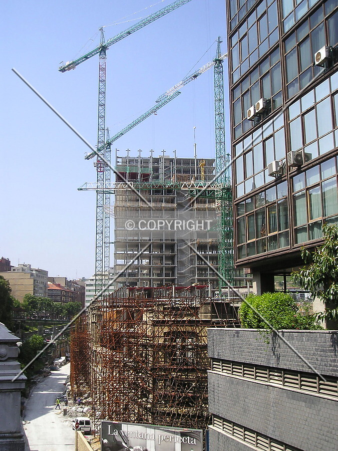 View from the base of Albia Tower