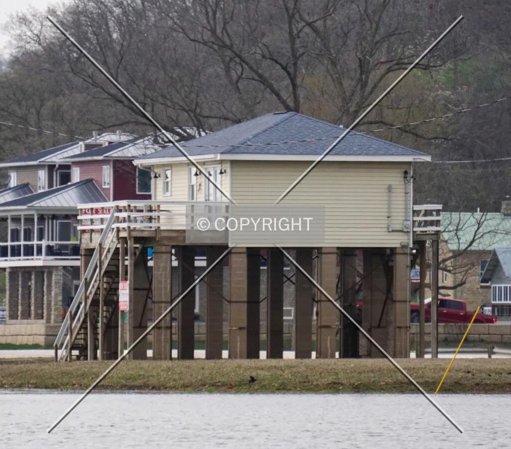Southeast view; April 3, 2020