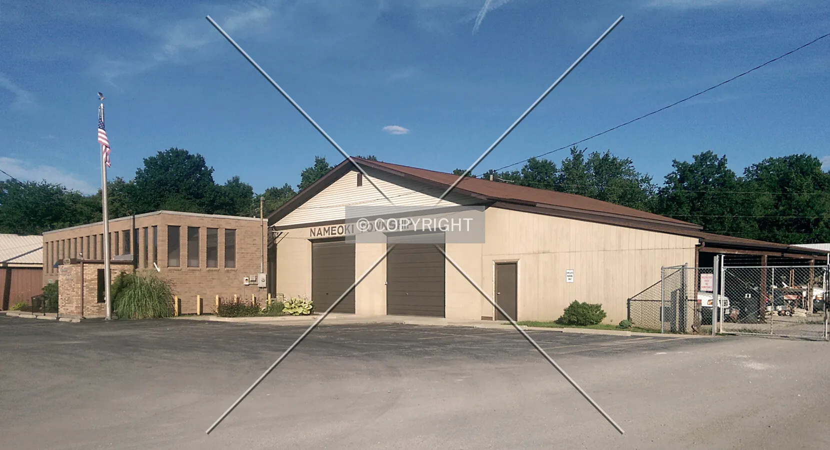 View from the northwest; July 24, 2014