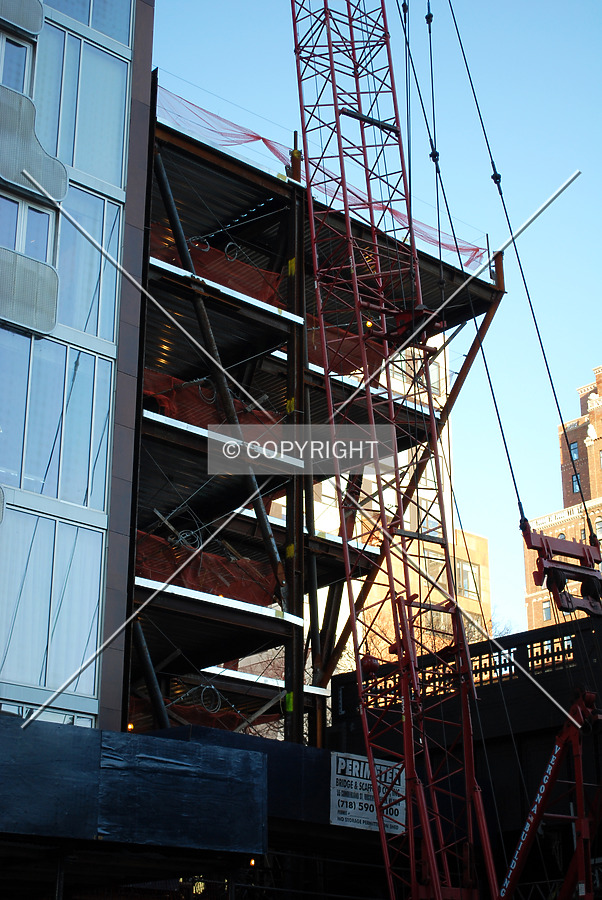 Looking up from West 23rd Street