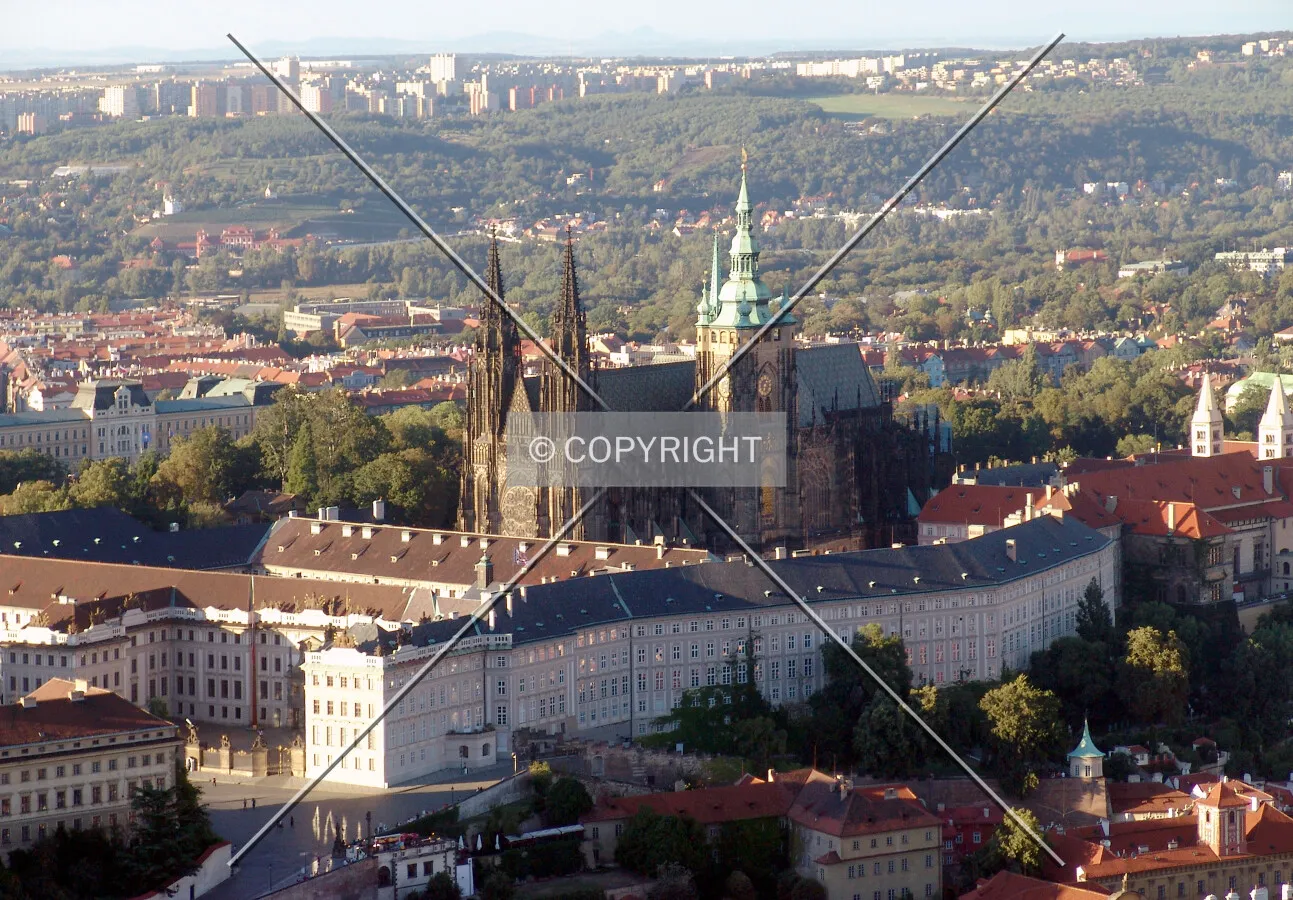 View from Petřín Observation Tower