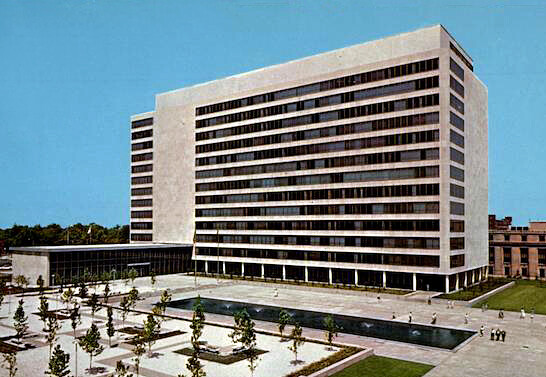 Vintage view from the southeast