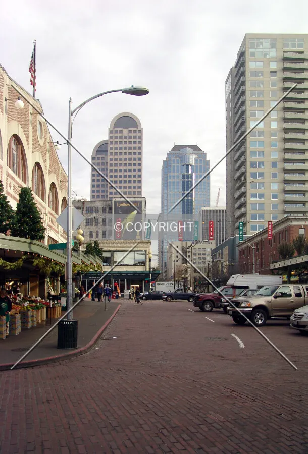 Looking northeast from Pike Place