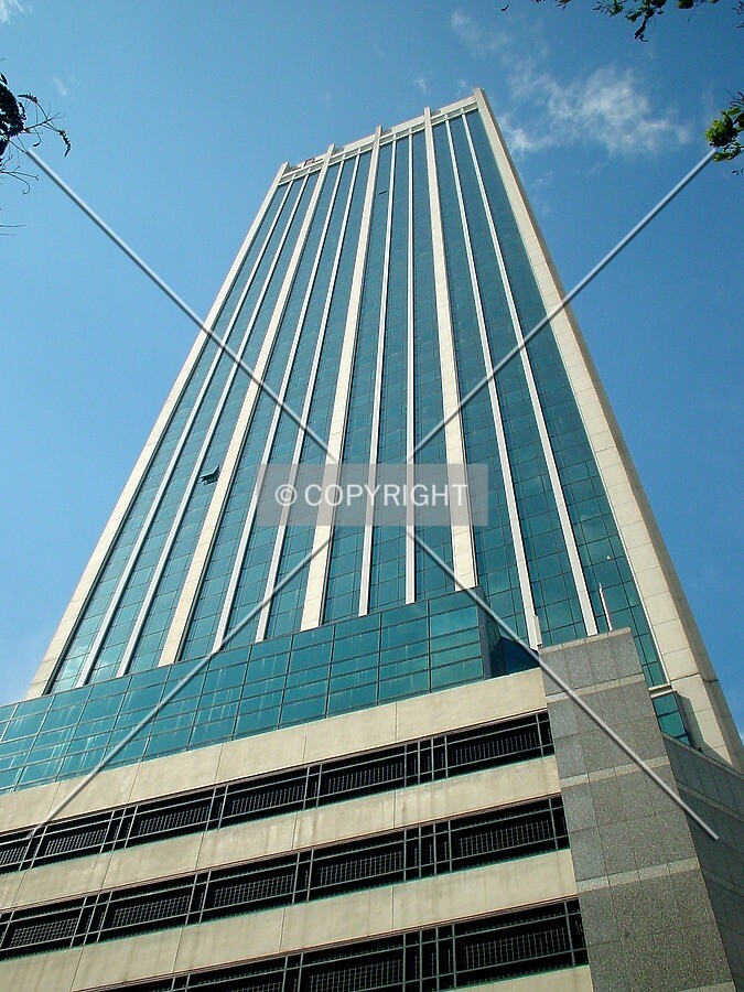 View up from Cross Street