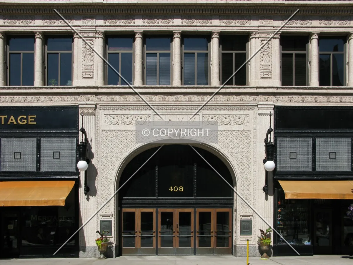 Main entrance from across St. Peter Street