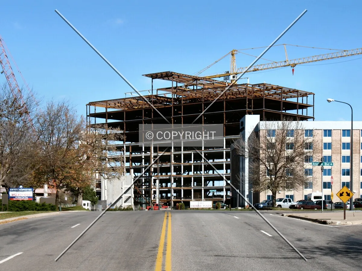 View to the north along Norman Center Drive