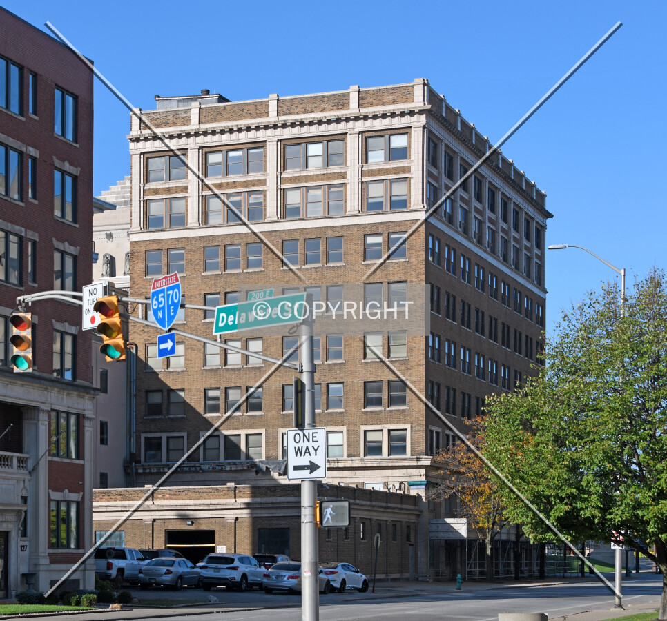 View from the northeast