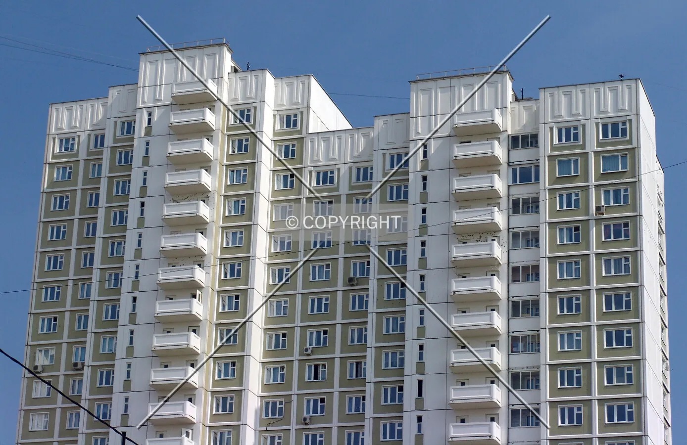 The upper floors