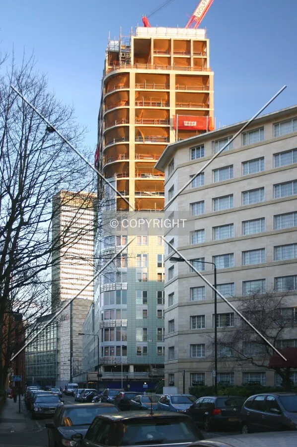 View east from Longford Street