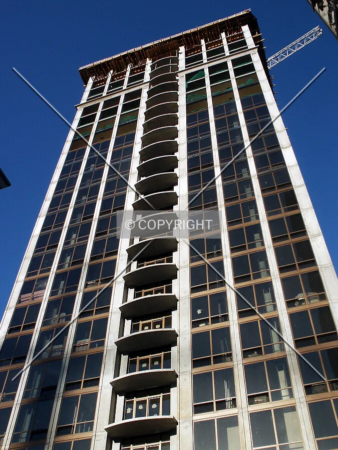 Looking up the west side