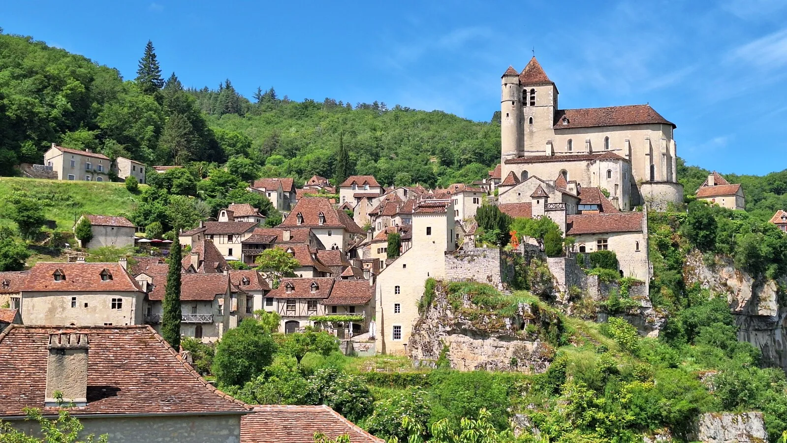 View over the village