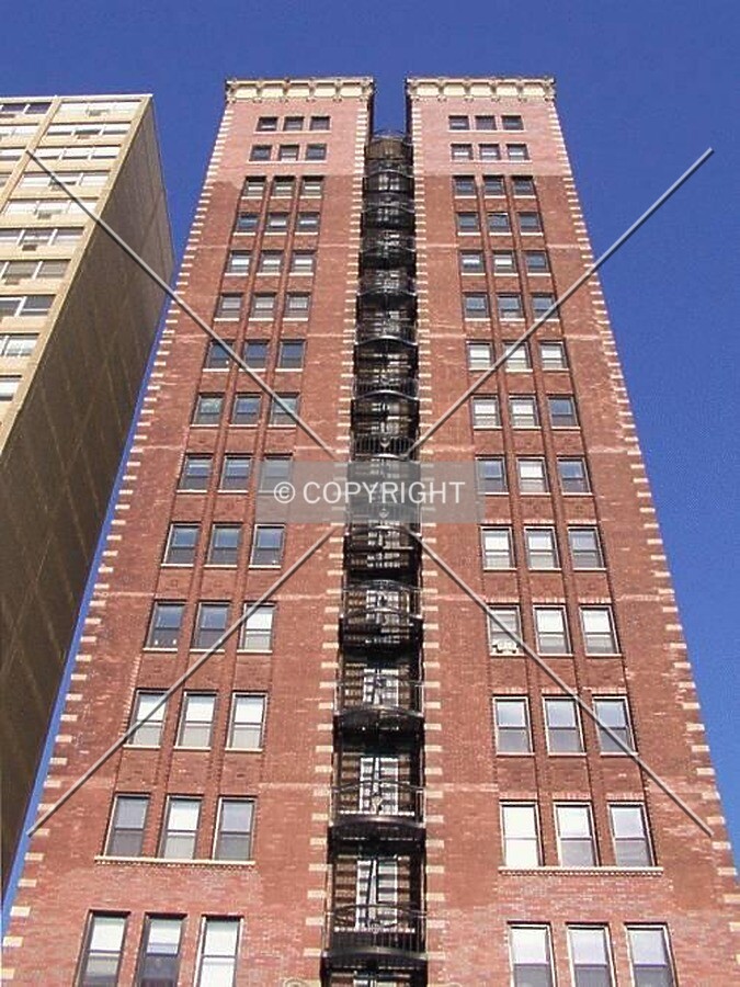 Looking up the east side