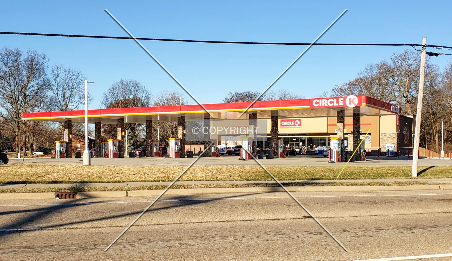 View from the east; January 9, 2019