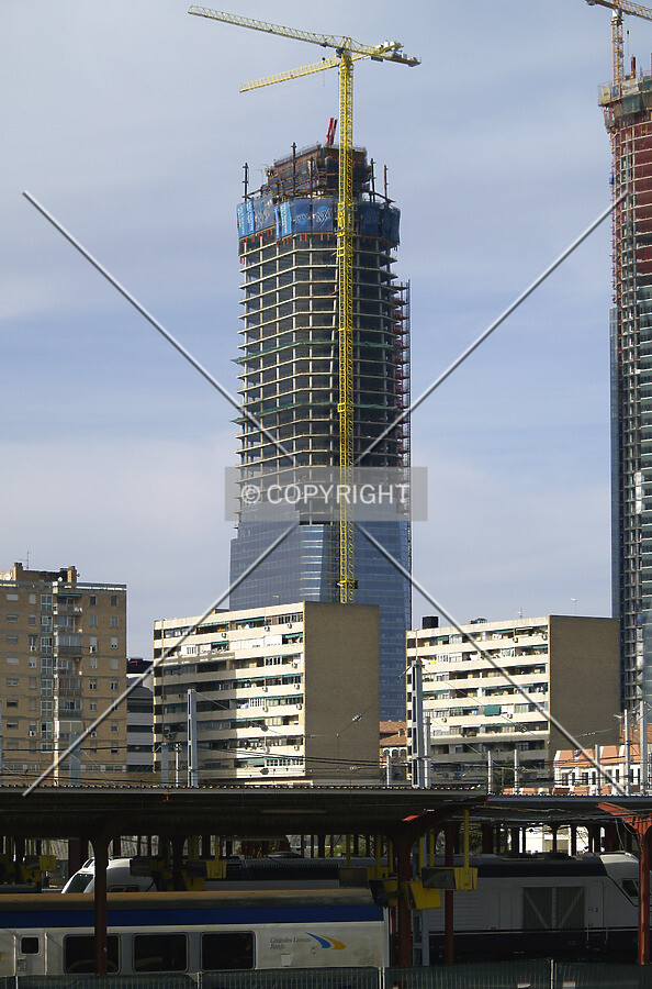 As seen from Chamartin train station