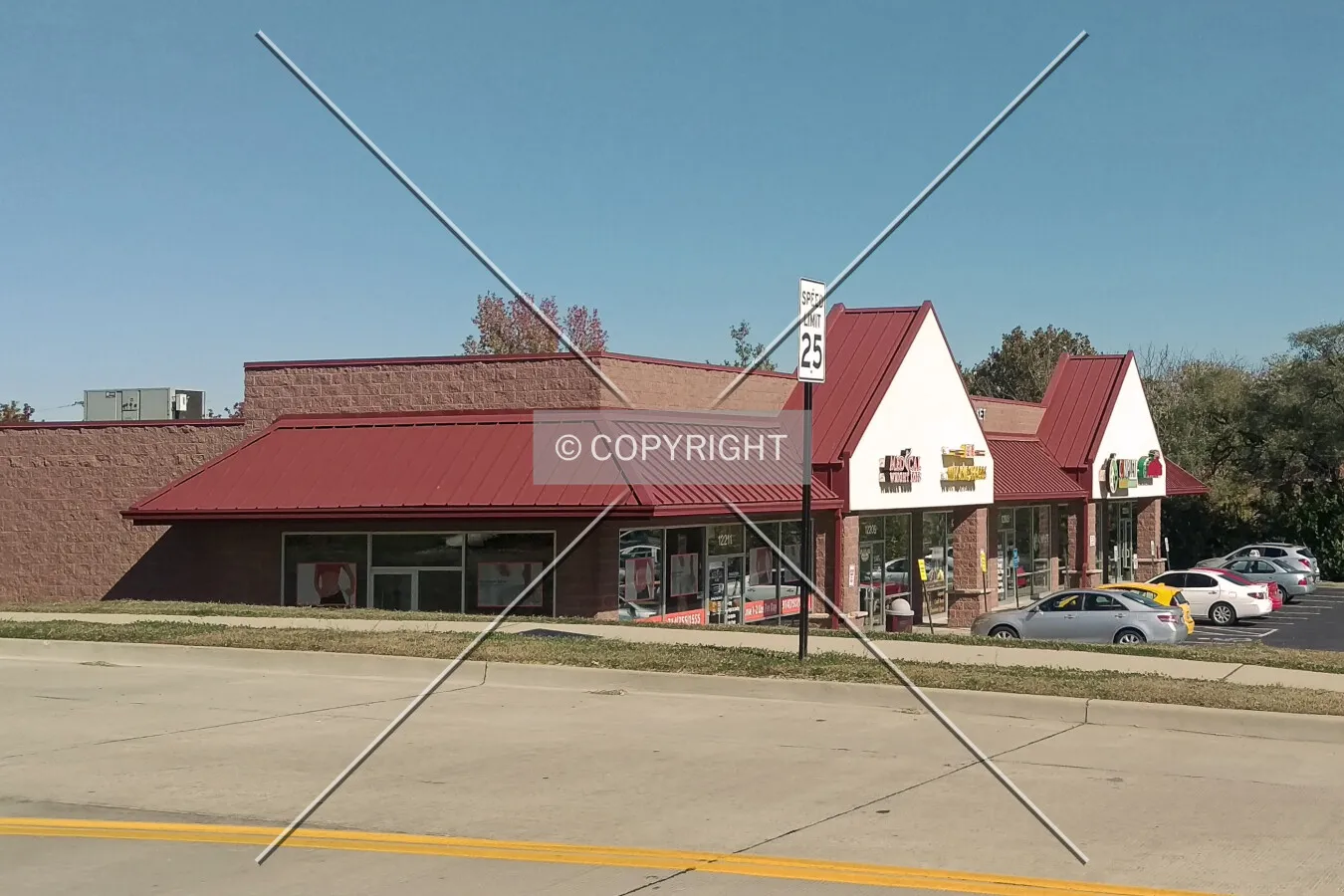 View from the southwest; October 17, 2015