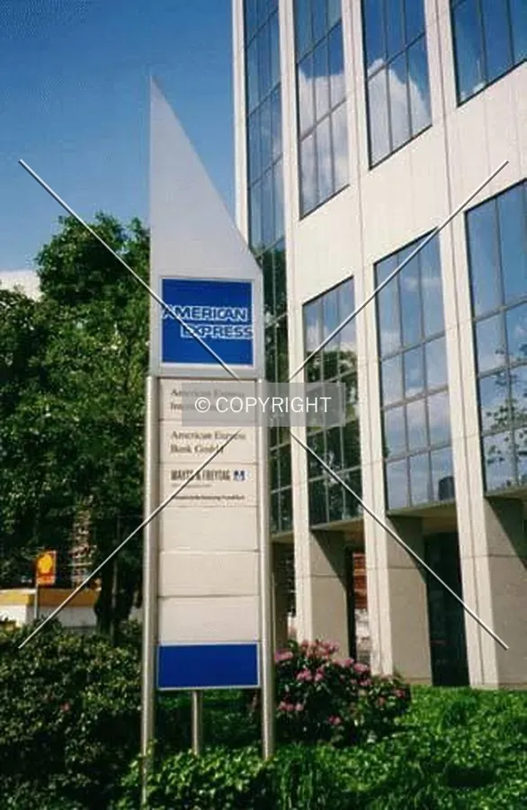 Sign in front of the building