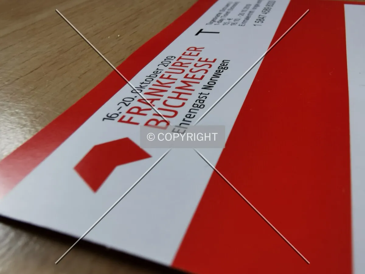 Frankfurter Buchmesse 2019 - tickets