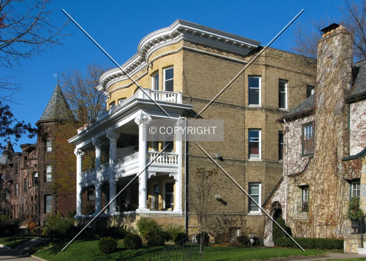 Southeast corner from Summit Avenue